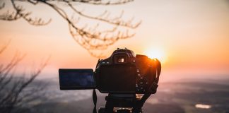 Best DSLR Cameras in 2025: Expert Reviews & Buying Guide DSLR Camera shooting at sunset on a tripod