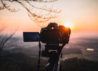 Best DSLR Cameras in 2025: Expert Reviews & Buying Guide DSLR Camera shooting at sunset on a tripod