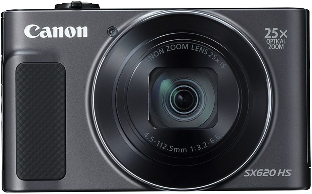 Canon PowerShot SX620 HS Black front view of the PowerShot SX620 HS Digital Camera (Black)