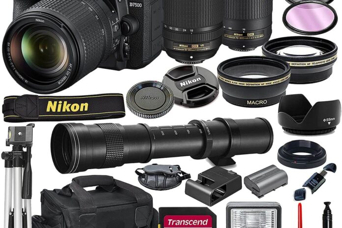NikonD7500 Bundle Deal with accessories