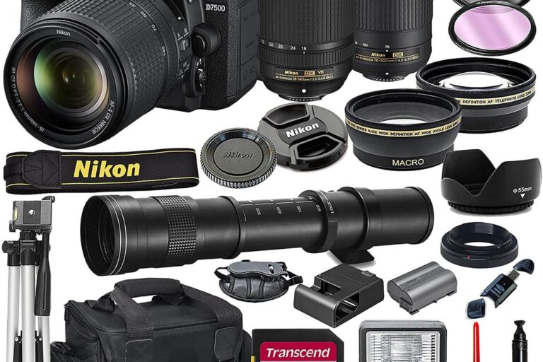 NikonD7500 Bundle Deal with accessories