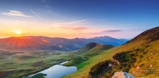 Best cameras for landscape photography Picture of a landscape at sunset