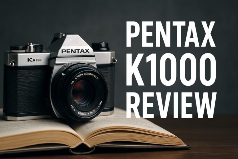 Pentax K1000 35mm film SLR camera review