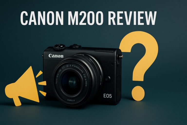 Canon EOS M200 mirrorless camera review