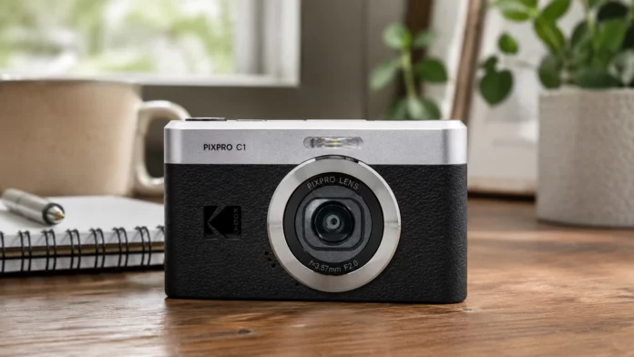 Kodak PixPro C1 camera on a table