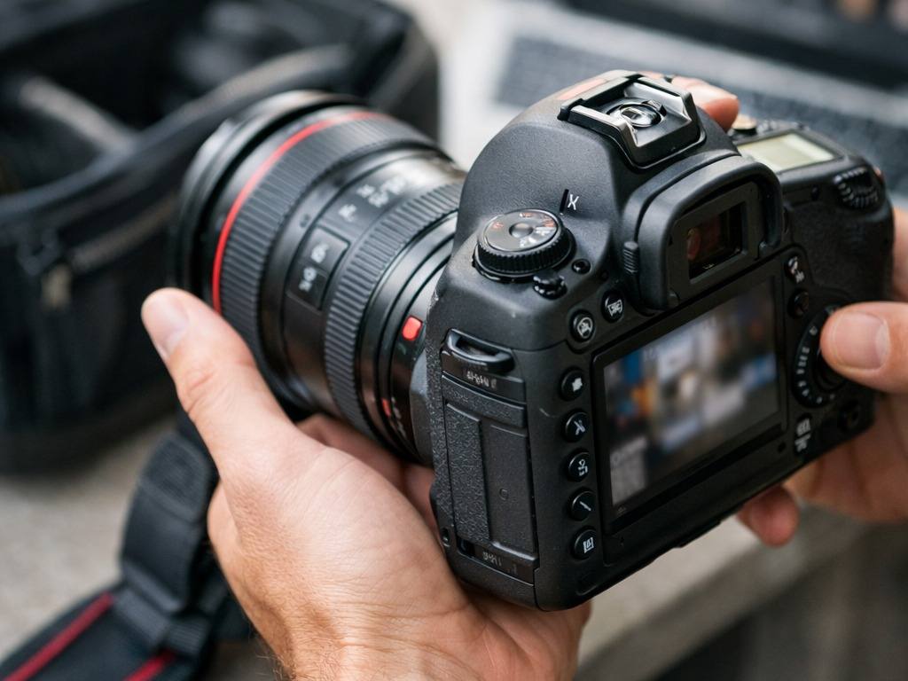 Canon 5D Mark II in real-world use showing design and handling
