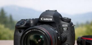 Canon 6D Mark II review for real world photography in 2026 Canon EOS 6D Mark II DSLR camera body front three-quarter view