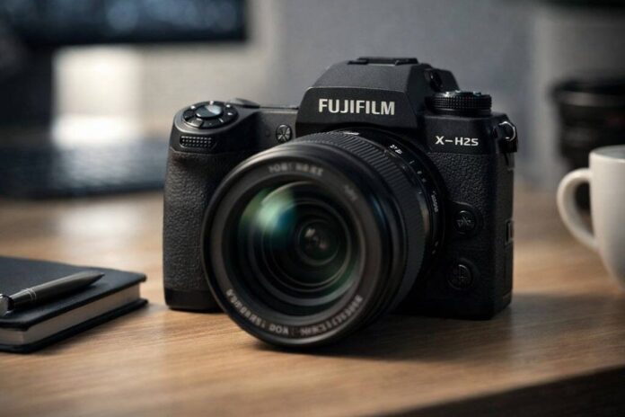 Fujifilm X-H2S mirrorless camera for wildlife sports and hybrid work