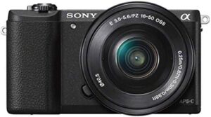 Sony a5100 mirrorless camera with 16-50mm lens product image