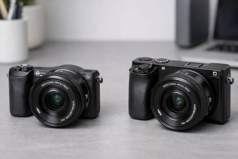 Sony a5100 vs Sony a6000 comparison image