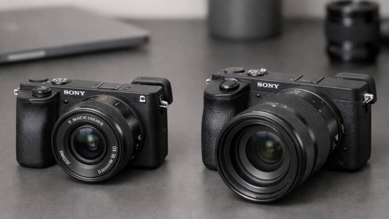 Sony a6400 and Sony a6500 APS-C cameras compared