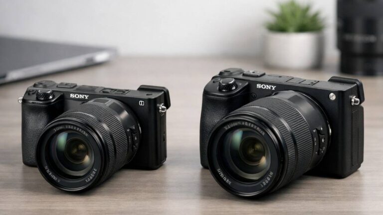 Sony a6400 and Sony a6600 APS-C cameras compared