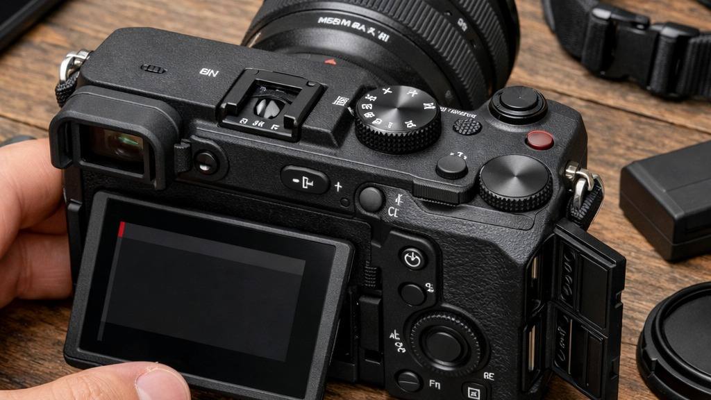 Sony a7C II compact full-frame camera design and handling