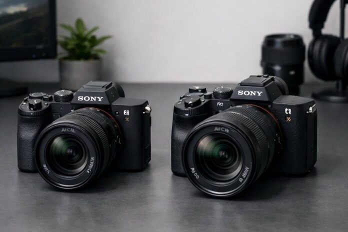 Sony a7CR vs a7R V comparison