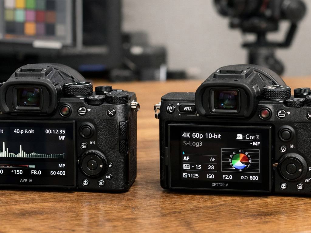 sony a7r iv vs a7r v - Video features and hybrid shooting differences