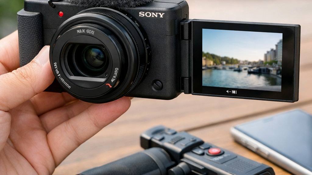 Sony ZV-1 II compact vlogging camera body and controls