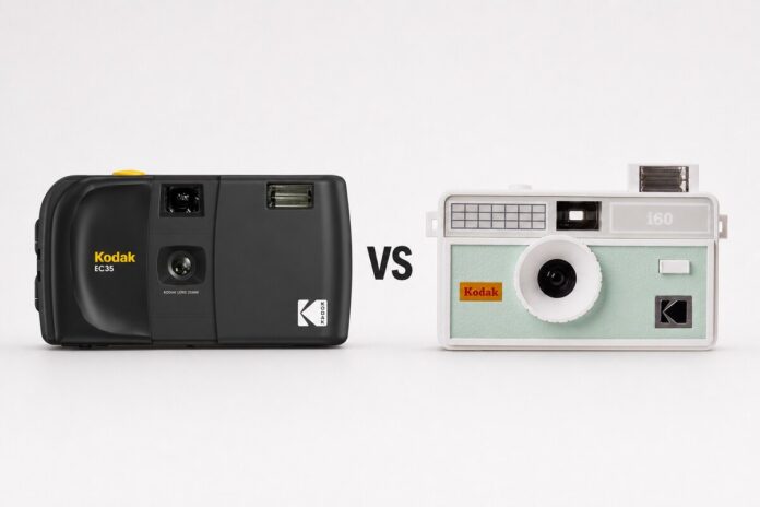 Kodak EC35 vs Kodak i60 reusable 35mm film camera comparison