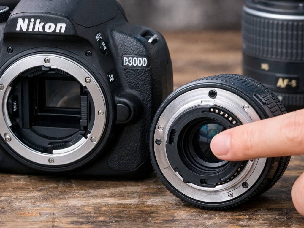 Nikon D3000 review lens compatibility