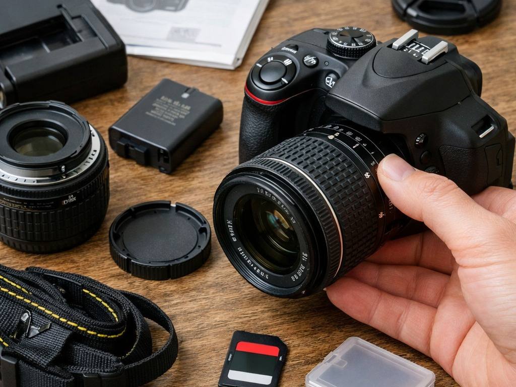 Nikon D3400 review kit lens setup