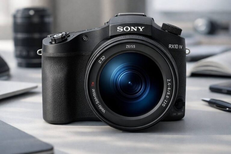 Sony RX10 IV bridge camera with fixed 24-600mm zoom lens